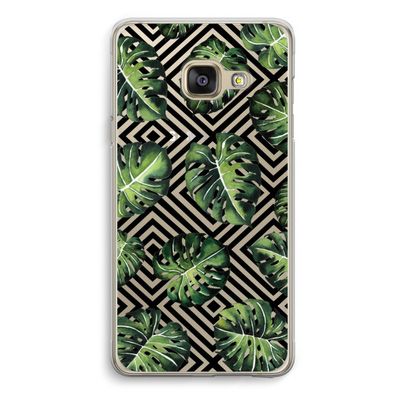 Geometrische jungle: Samsung A3 (2017) Transparant Hoesje