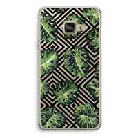 Geometrische jungle: Samsung A3 (2017) Transparant Hoesje