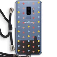 Bollen: Samsung Galaxy S9 Plus Transparant Hoesje met koord - thumbnail