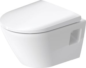 Duravit D-Neo hangtoilet compact met wondergliss 37x48x40cm Wit