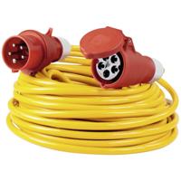AS Schwabe 60771 Stroom Verlengkabel 32 A Geel 25 m AT-N07V3V3-F 5G 6 mm²