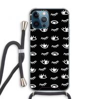 Eye pattern #3: iPhone 12 Pro Transparant Hoesje met koord