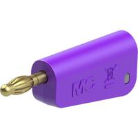 Stäubli LQ-4A-30 Laboratoriumstekker Stekker Stift-Ø: 4 mm Violet 1 stuk(s)