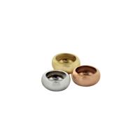 14k Tricolor Gouden Hanger Drie Ringetjes Geel Rosé Wit 4.5mm
