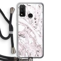 Mengelmoes: Huawei P Smart (2020) Transparant Hoesje met koord