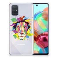 Samsung Galaxy A71 Telefoonhoesje met Naam Lion Color