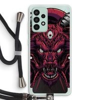 Hell Hound and Serpents: Samsung Galaxy A52s 5G Transparant Hoesje met koord