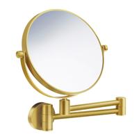 Smedbo Outline Scheerspiegel Wand FK445 7x Vergrotend Mat Goud Smedbo