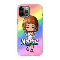 Chibi Maker vrouw: Volledig geprint iPhone 12 Hoesje