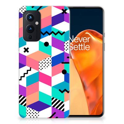 OnePlus 9 | TPU Hoesje | Blokken Kleurrijk
