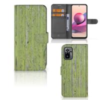 Xiaomi Redmi Note 10S | 10 4G | Poco M5s | Book Style Case | Green Wood