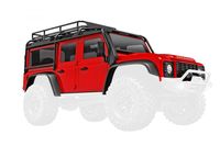 Traxxas - Body, Land Rover Defender, complete, rood (TRX-9712-RED)