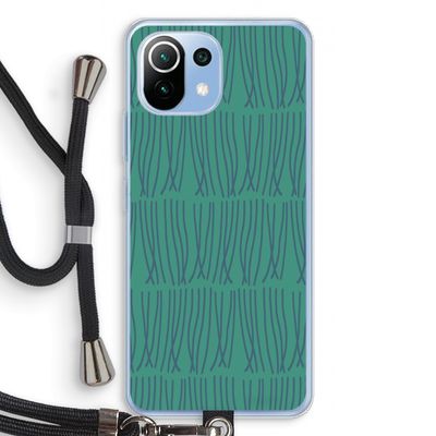 Swirls: Xiaomi Mi 11 Lite Transparant Hoesje met koord