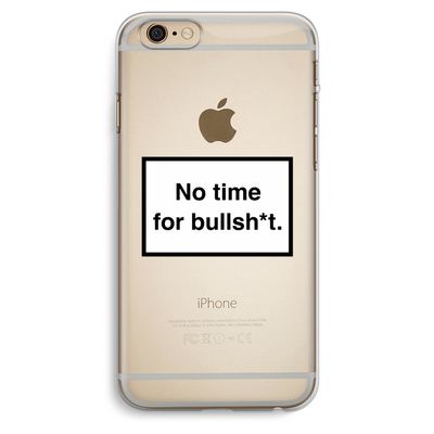 No time: iPhone 6 Plus / 6S Plus Transparant Hoesje