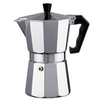 Alessandro Percolator Italiaans koffiezetapparaat - Aluminium - zilver - 6 kopjes - Koffiezetter