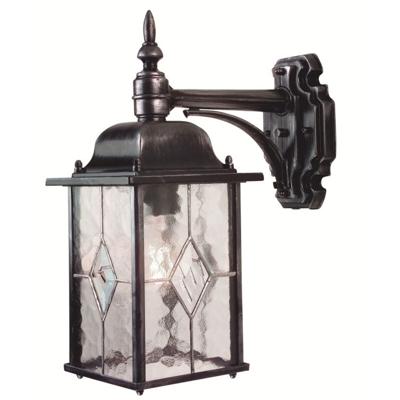Franssen Klassieke buitenlampWexford Down zwart zilver - 2081