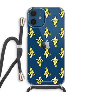 Bananas: iPhone 12 Transparant Hoesje met koord