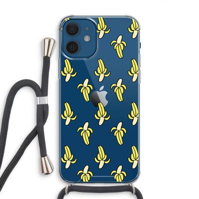 Bananas: iPhone 12 Transparant Hoesje met koord