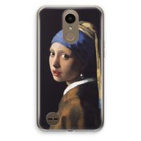 The Pearl Earring: LG K10 (2017) Transparant Hoesje