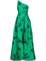 Marchesa Notte robe longue Marigold Ball - Vert - thumbnail