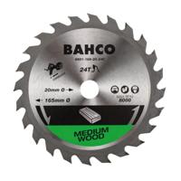 Bahco Cirkelzaagblad | hardmetaal tanden | voor snoerloze machines | voor hout | 24 TPI | 10 mm x 136 mm - 8501-136-10-24C