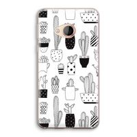 Cactusmotief: HTC U Play Transparant Hoesje