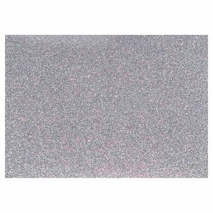 Creativ Company Opstrijkfolie glitter zilver, a5