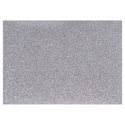 Creativ Company Opstrijkfolie glitter zilver, a5