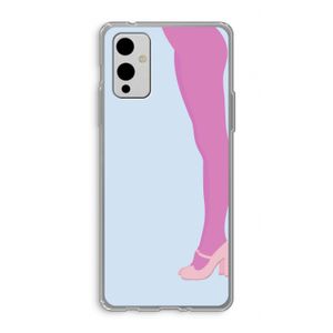 Pink panty: OnePlus 9 Transparant Hoesje