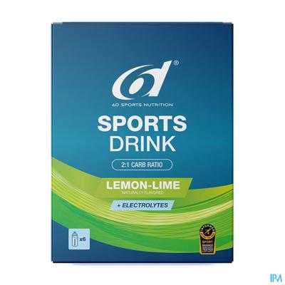 6d Sports Drink Lemon-lime 6x33g