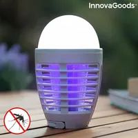 InnovaGoods 2-in-1 Waterbestendige LED Antimuggenlamp - Ø9 x 15 cm - thumbnail