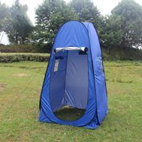 Aotu AT6516 kleren veranderen zwem tent met raam maat: 195x150x150cm (blauw)