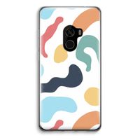Memphis Shapes Blue: Xiaomi Mi Mix 2 Transparant Hoesje