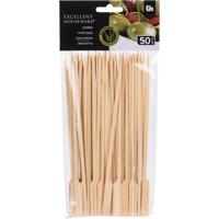 Satestokjes bamboe 50-delig 20cm Satestokjes bamboe 50-delig 20cm