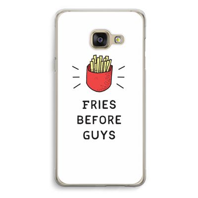 Fries before guys: Samsung A3 (2017) Transparant Hoesje