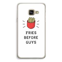 Fries before guys: Samsung A3 (2017) Transparant Hoesje