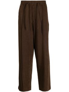 FIVE CM pantalon en jersey stretch à coupe droite - Marron