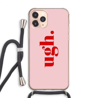 Ugh: iPhone 11 Pro Max Transparant Hoesje met koord