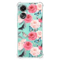 OPPO A78 4G Case Butterfly Roses