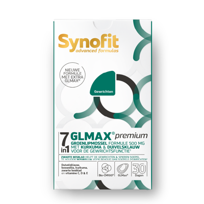 Synofit Groenlipmossel GLMAX Premium 7-in-1 60Capsules
