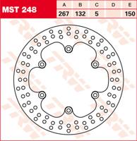 TRW Remschijf, remschijven voor de moto, MST248
