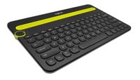 Logitech Bluetooth® Multi-Device Keyboard K480 toetsenbord Universeel QWERTY US International Zwart, Limoen - thumbnail