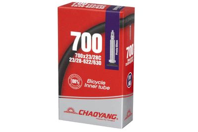 Chaoyang 700x23/28C Presta Binnenband 60mm Chaoyang 700x23/28C Presta Binnenband 60mm