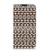 Apple iPhone 14 Plus Hoesje met Magneet Aztec Brown - thumbnail