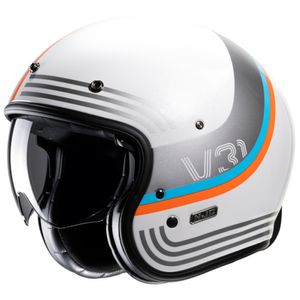 HJC V31 Byron, Jethelm of scooter helm, Wit Grijs