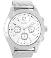OOZOO Timepieces Horloge Shiny Silver | C2355 - thumbnail