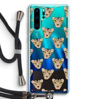 Tijger: Huawei P30 Pro Transparant Hoesje met koord