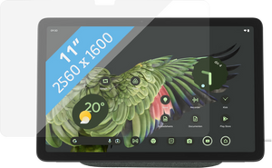 Google Pixel Tablet 256GB Wifi Grijs en Oplaaddock met Speaker + BlueBuilt Screenprotector