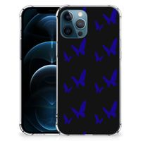 iPhone 12 | 12 Pro Doorzichtige Silicone Hoesje Vlinder Patroon