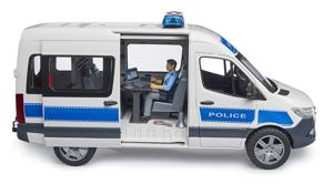 bruder Mercedes-Benz Sprinter politiebus met licht en geluid modelvoertuig